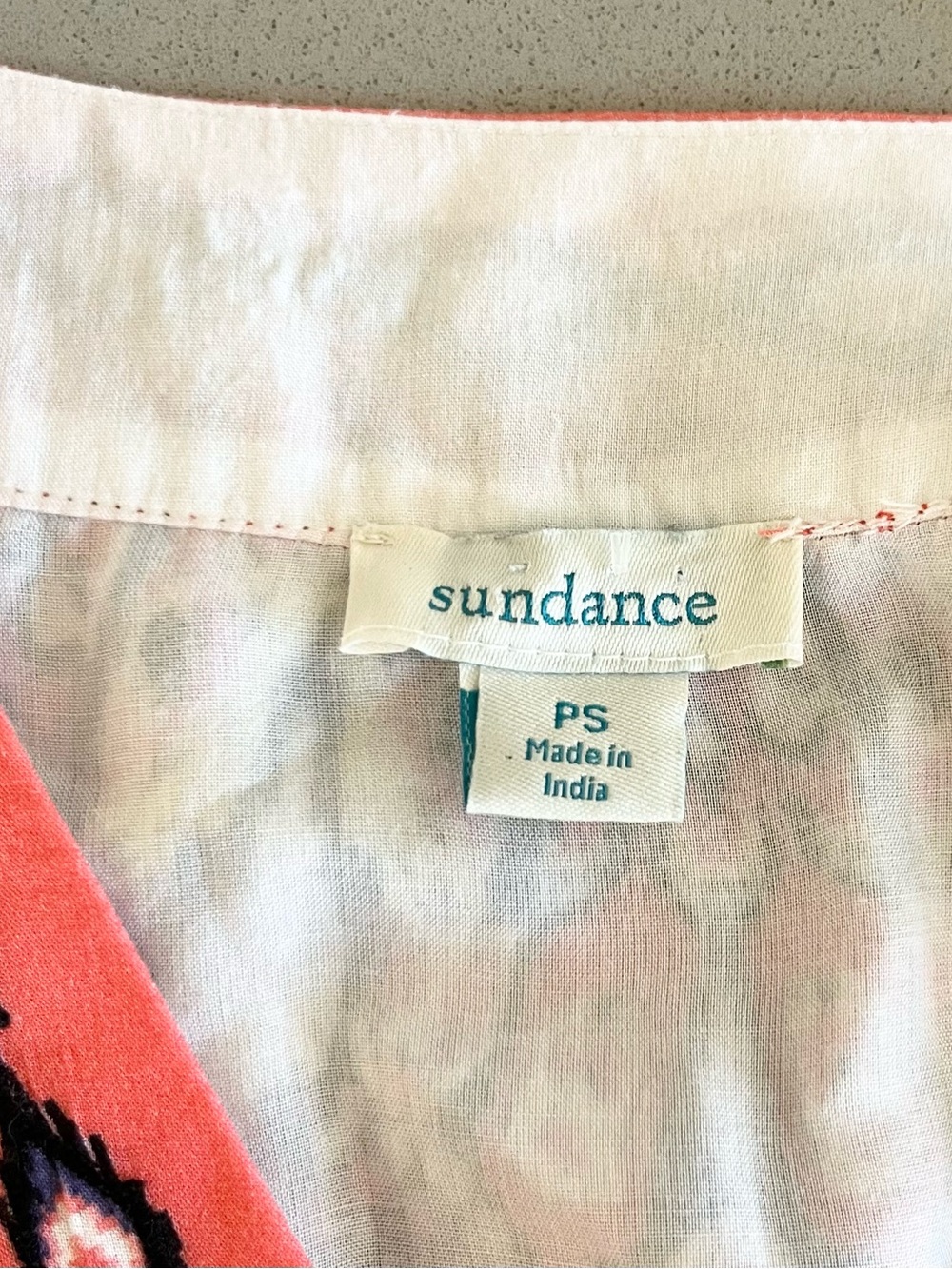 Sundance Catalog Embroidered High Low Amrita Story Dress Boho White Petite Small - Picture 6 of 15